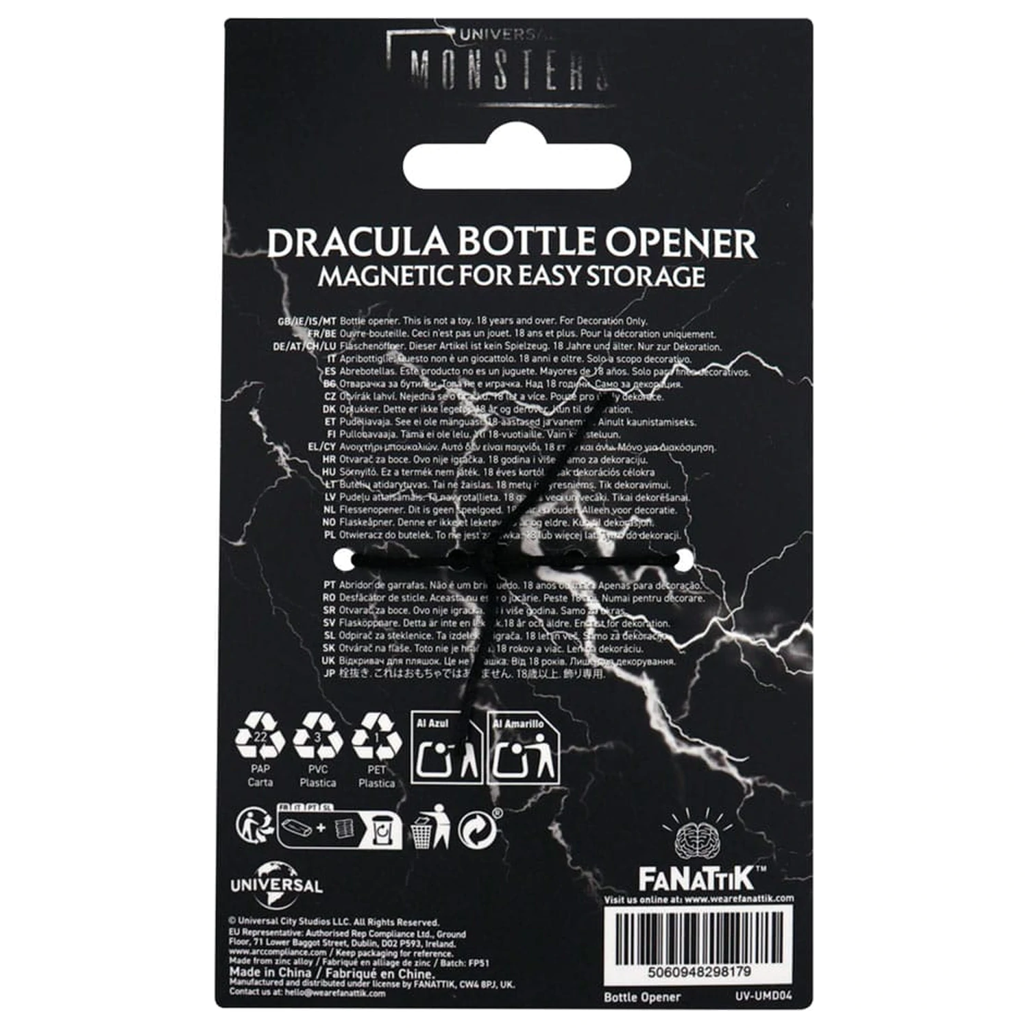 Universal Monsters Otvárač na fľaše Dracula produktová fotografia