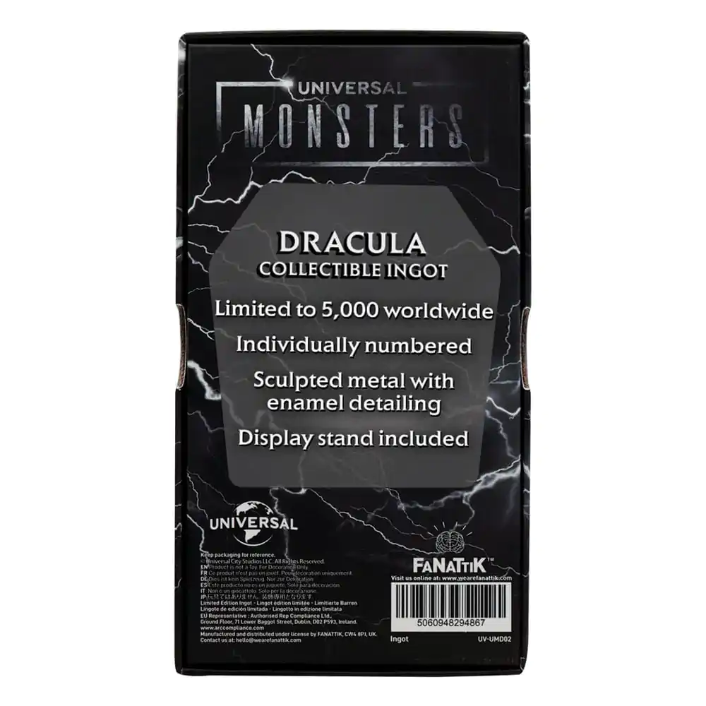 Universal Monsters Ingot Dracula Limited Edition Tehlička Limitovaná Edícia produktová fotografia