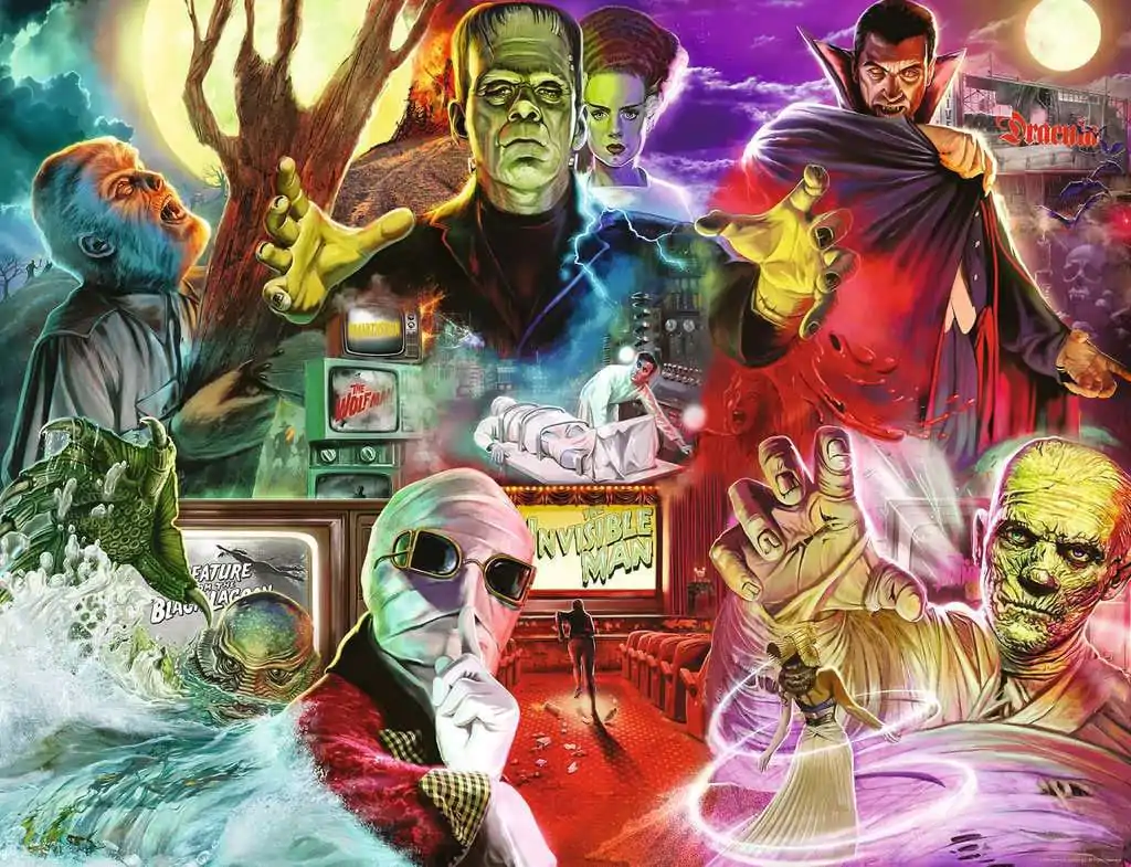 Universal Monsters Puzzle (2000 dielikov) produktová fotografia