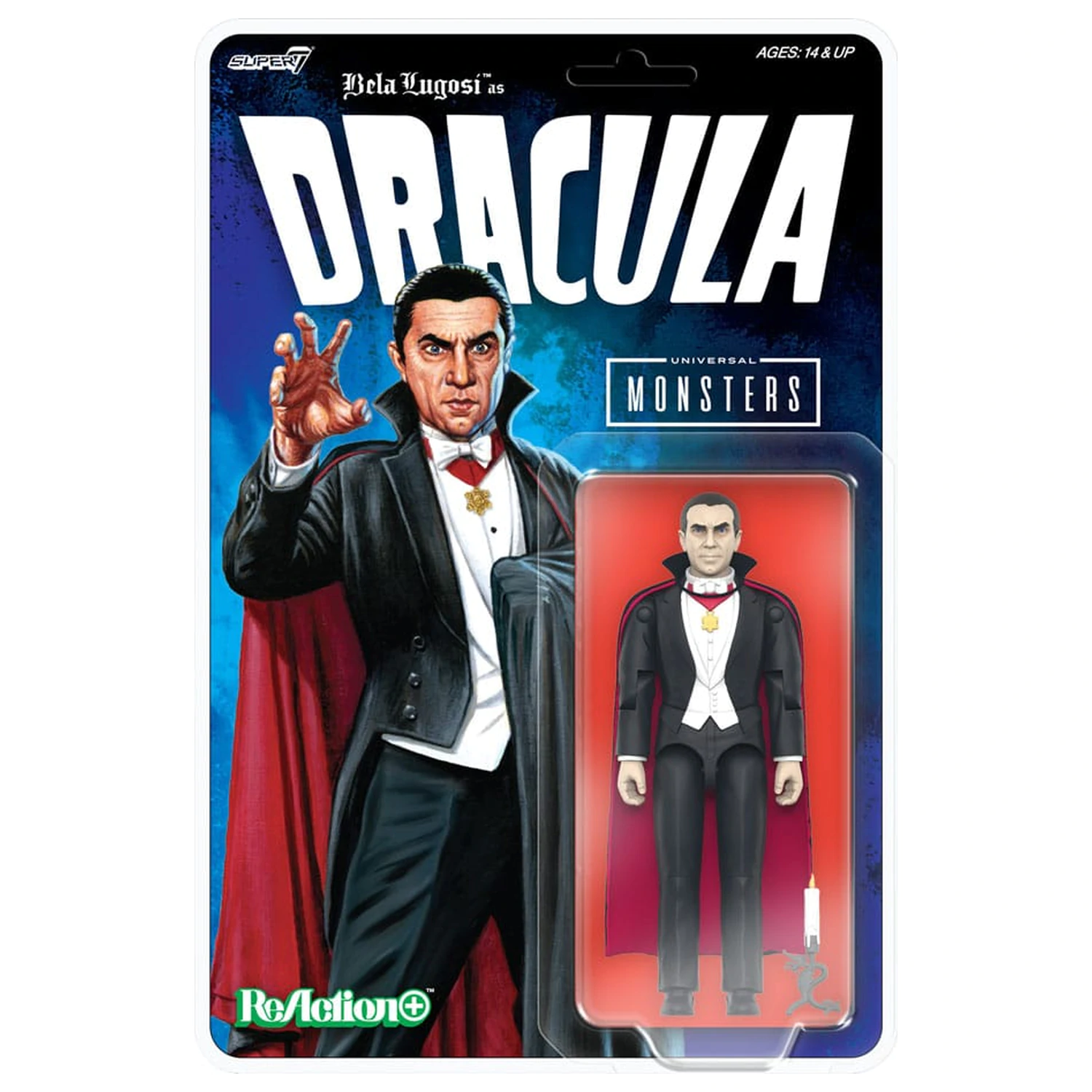 Universal Monsters ReAction+ akčná figúrka Wave 1 Dracula 10 cm produktová fotografia