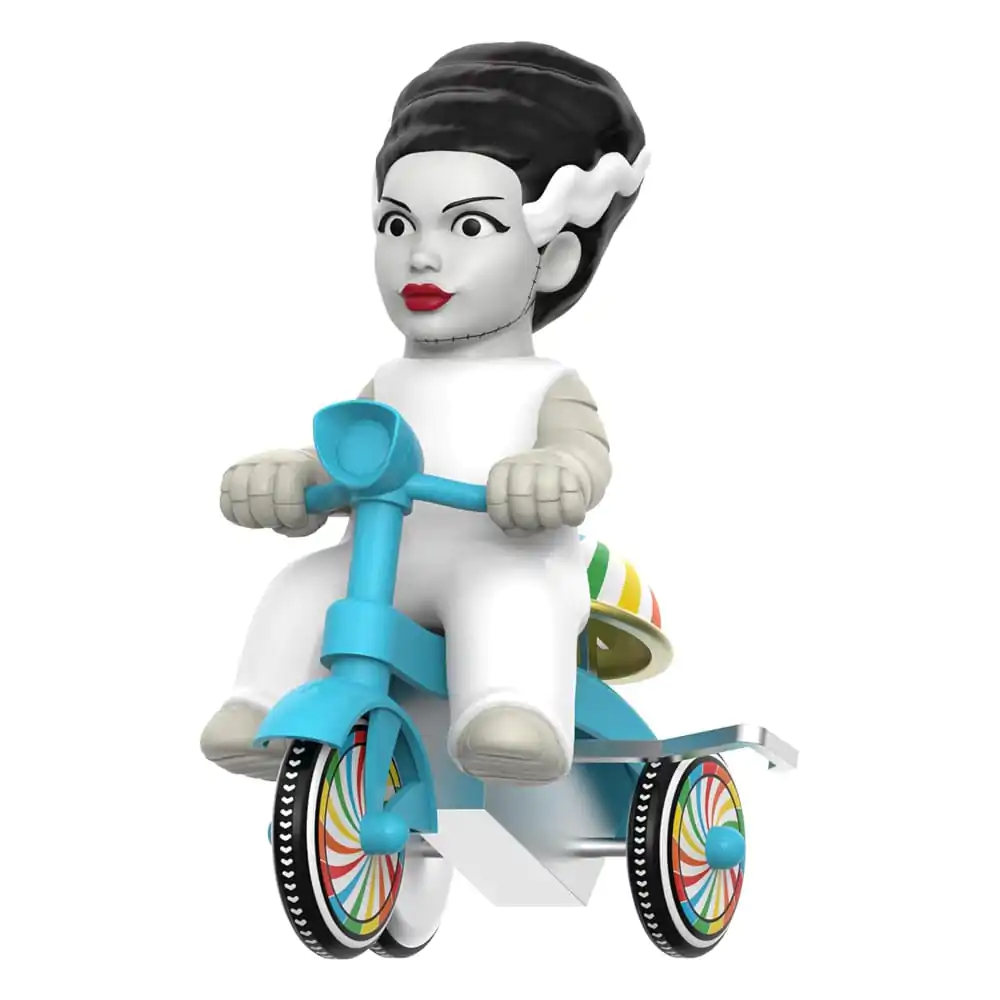 Universal Monsters Super Cycles Akčná figúrka Bride of Frankenstein (White with Blue Trike) 13 cm produktová fotografia
