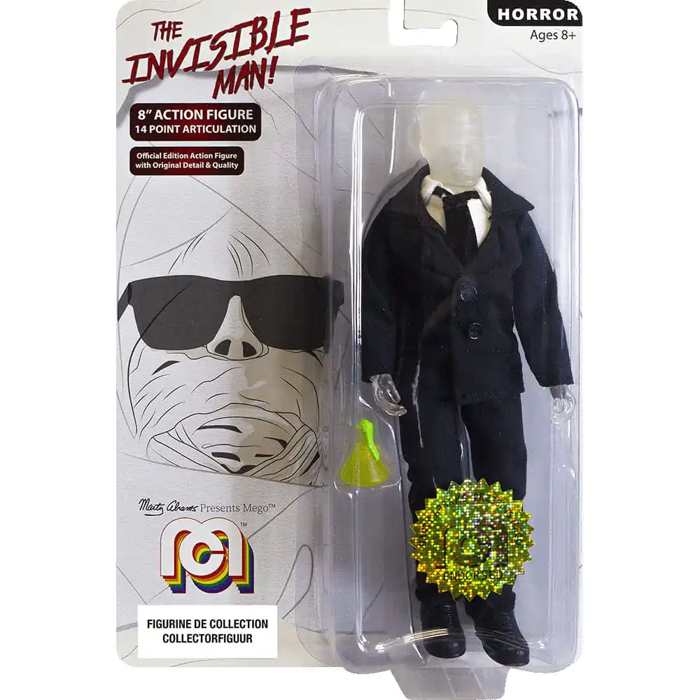 Figúrka Universal Monsters The Invisible Man with Suit 20 cm produktová fotografia