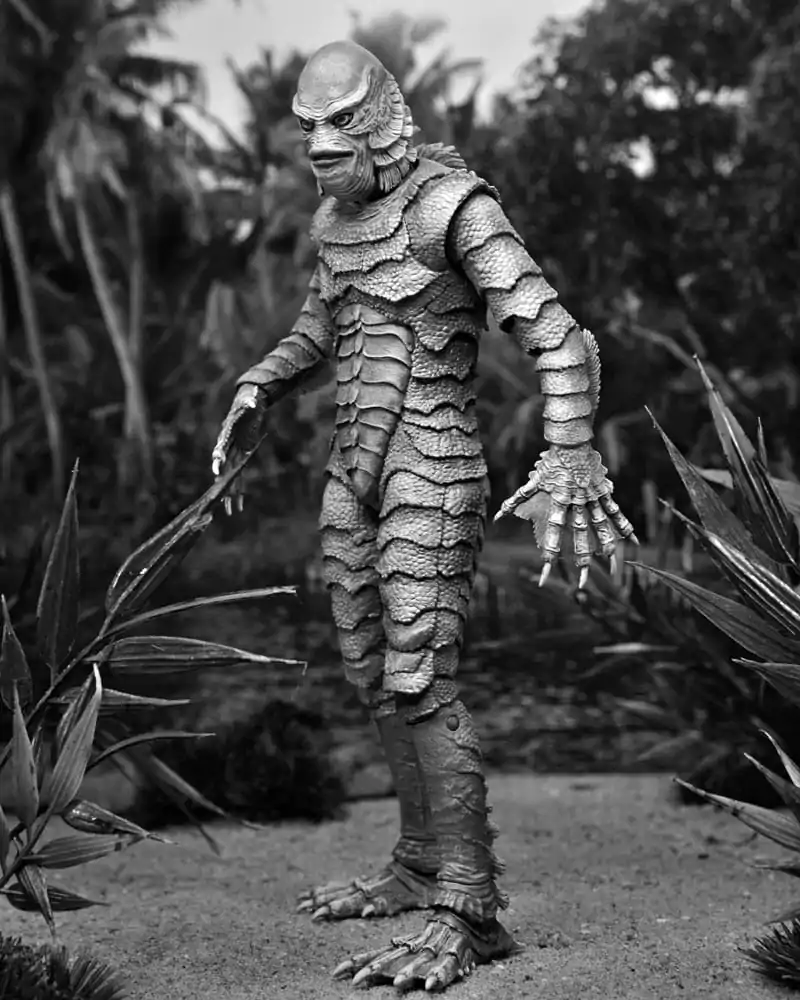 Univerzálne filmové príšery Akčná figúrka Ultimate Creature from the Black Lagoon (B&W) 18 cm termékfotó