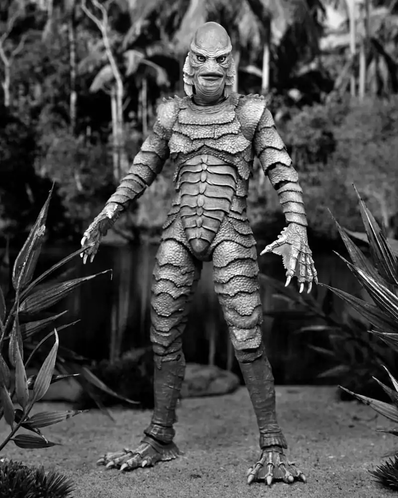 Univerzálne filmové príšery Akčná figúrka Ultimate Creature from the Black Lagoon (B&W) 18 cm termékfotó