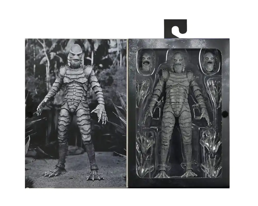 Univerzálne filmové príšery Akčná figúrka Ultimate Creature from the Black Lagoon (B&W) 18 cm termékfotó