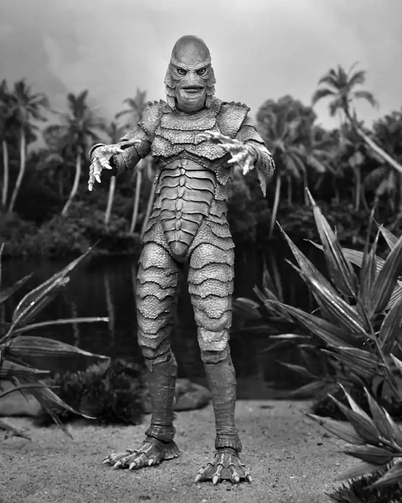 Univerzálne filmové príšery Akčná figúrka Ultimate Creature from the Black Lagoon (B&W) 18 cm termékfotó