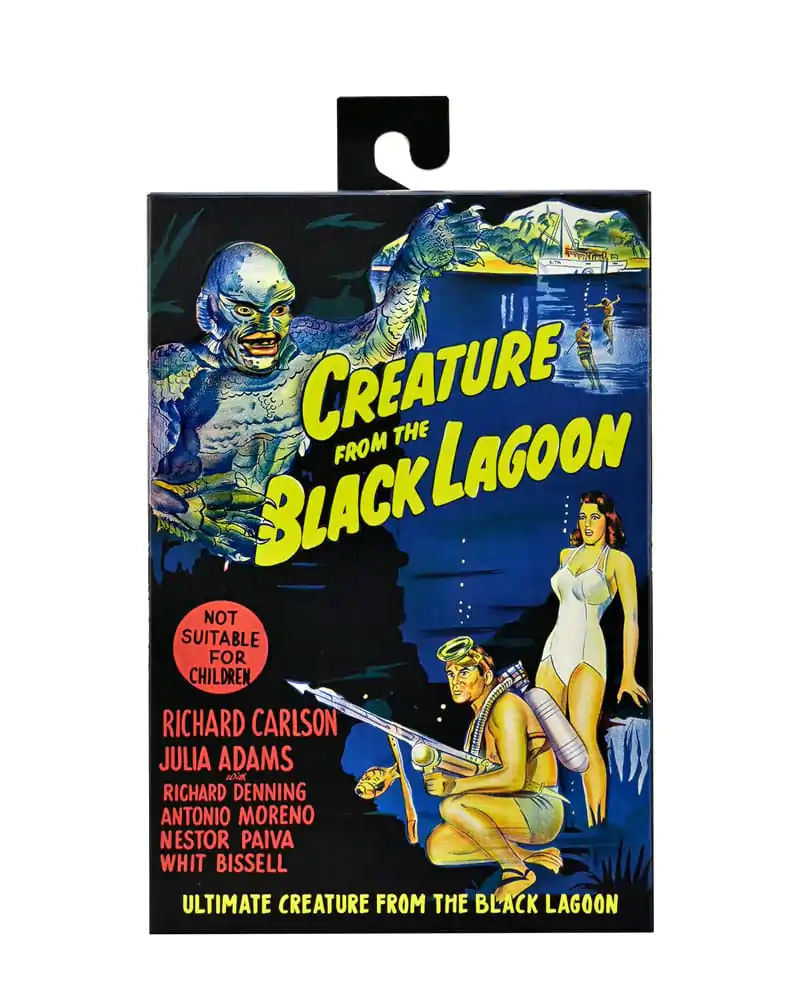 Univerzálne filmové príšery Akčná figúrka Ultimate Creature from the Black Lagoon (B&W) 18 cm termékfotó