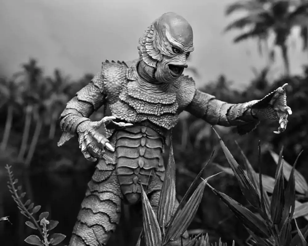 Univerzálne filmové príšery Akčná figúrka Ultimate Creature from the Black Lagoon (B&W) 18 cm termékfotó