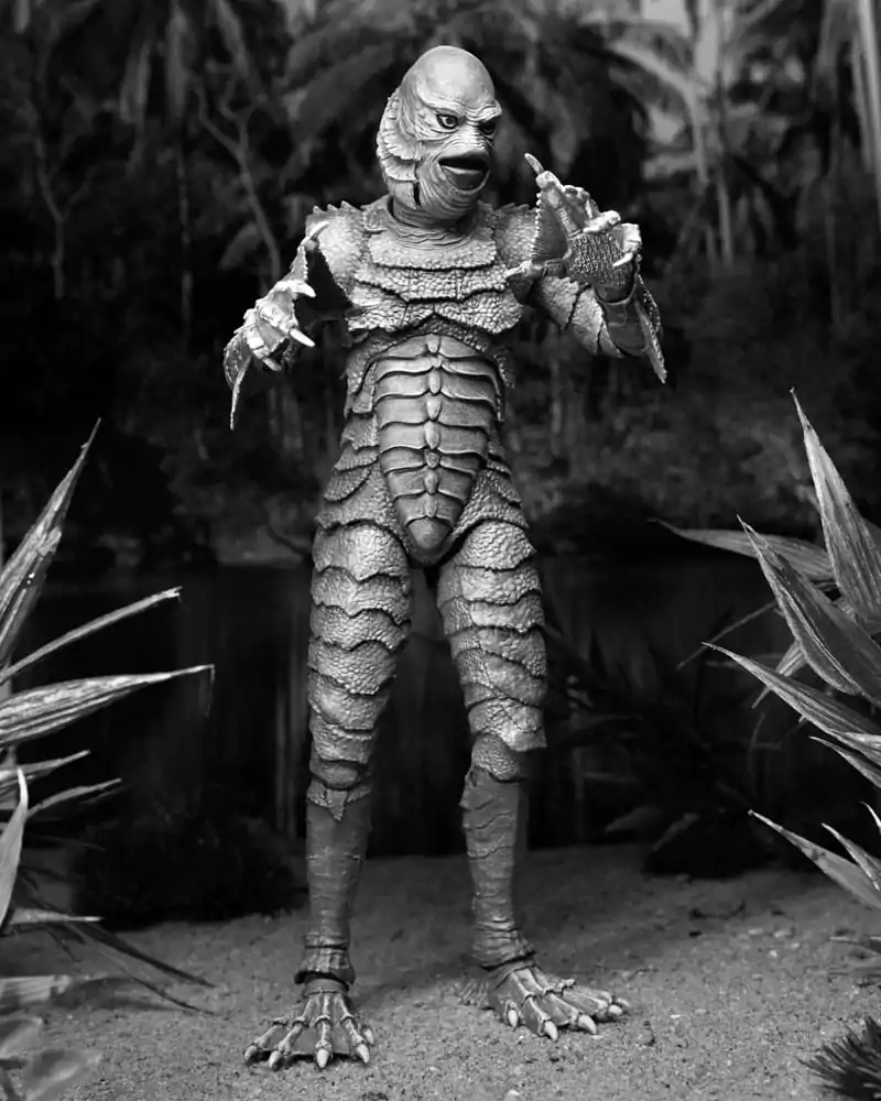 Univerzálne filmové príšery Akčná figúrka Ultimate Creature from the Black Lagoon (B&W) 18 cm termékfotó