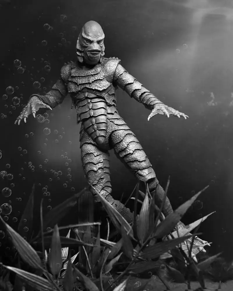 Univerzálne filmové príšery Akčná figúrka Ultimate Creature from the Black Lagoon (B&W) 18 cm termékfotó