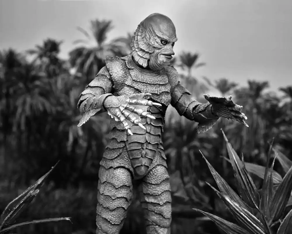 Univerzálne filmové príšery Akčná figúrka Ultimate Creature from the Black Lagoon (B&W) 18 cm termékfotó