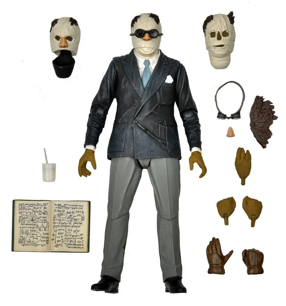 Universal Monsters Action Figure Ultimate The Invisible Man 18 cm termékfotó