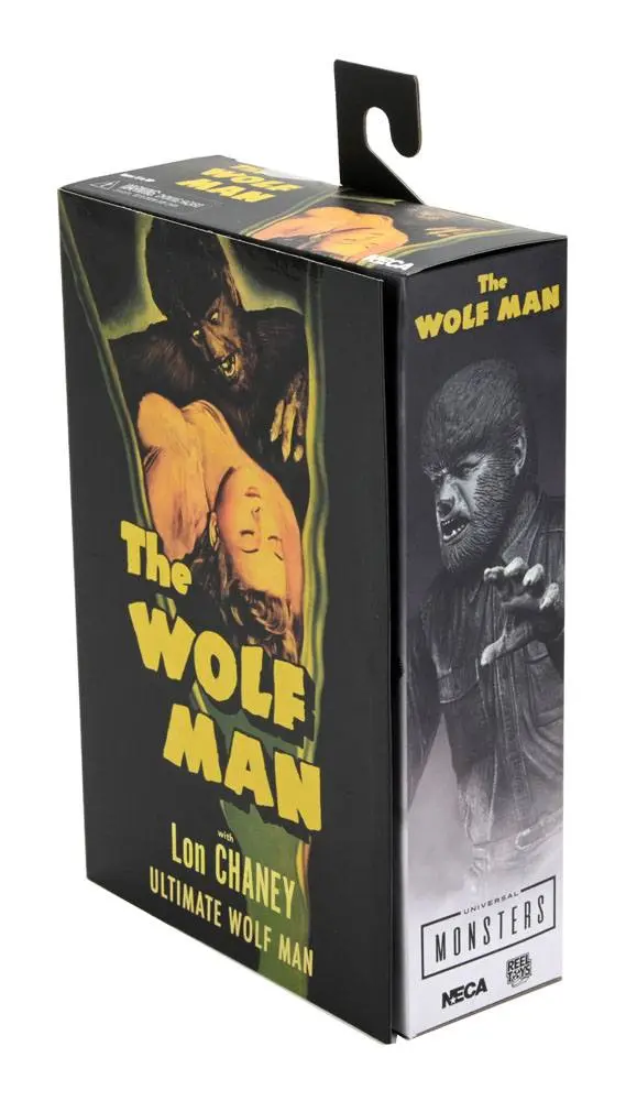 Universal Monsters Akčná figúrka Ultimate The Wolf Man (čierna a biela) 18 cm produktová fotografia