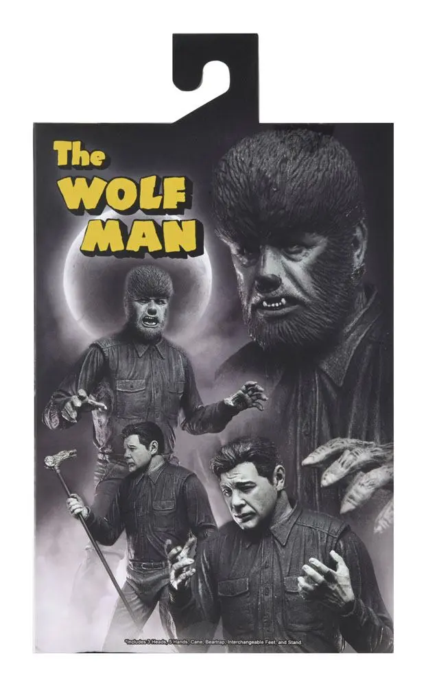 Universal Monsters Akčná figúrka Ultimate The Wolf Man (čierna a biela) 18 cm produktová fotografia