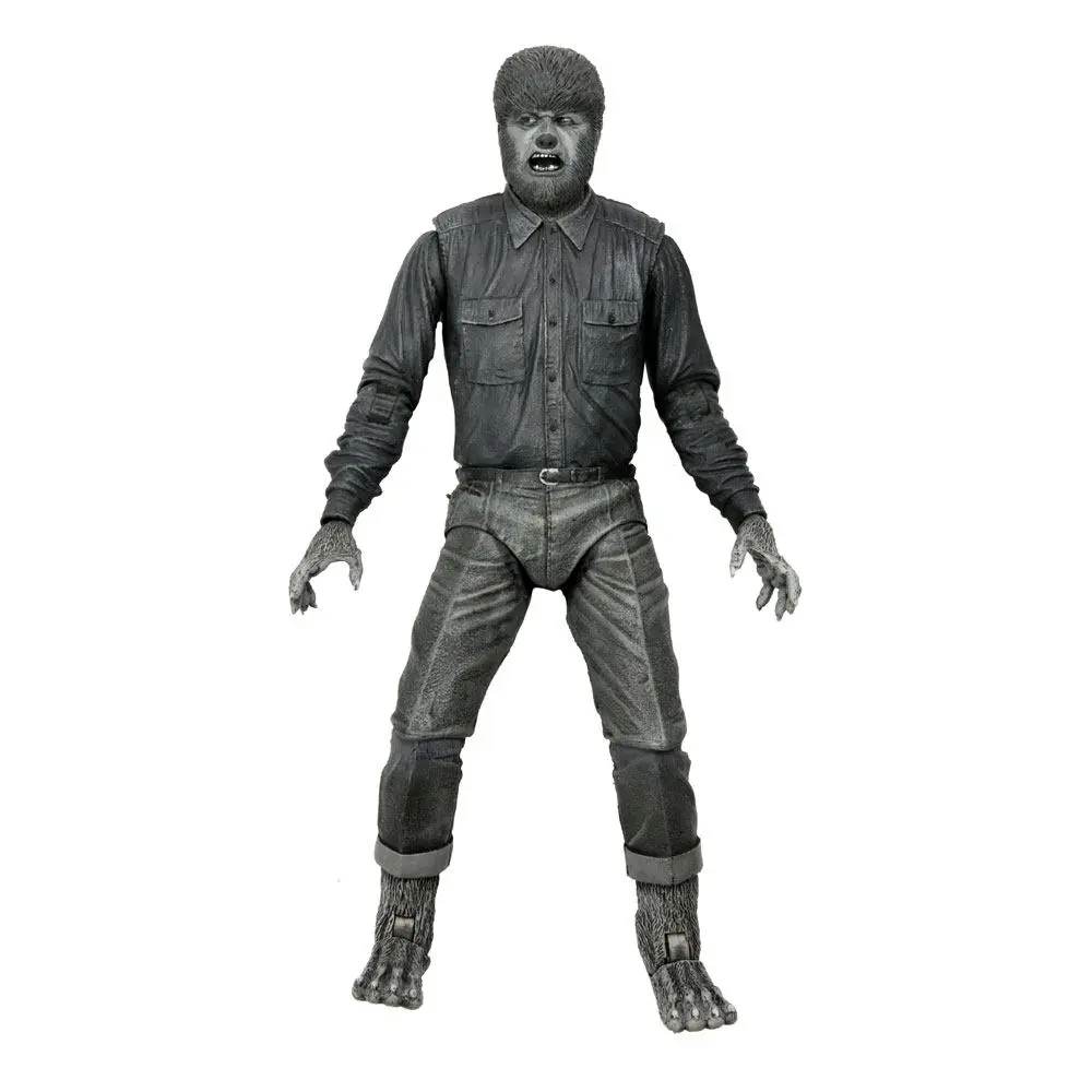 Universal Monsters Akčná figúrka Ultimate The Wolf Man (čierna a biela) 18 cm produktová fotografia