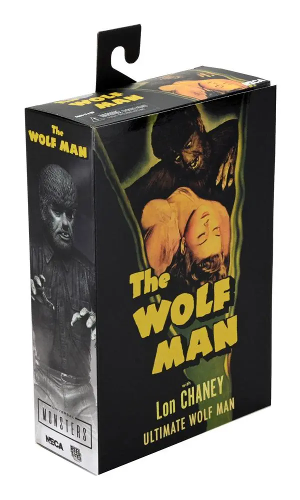 Universal Monsters Akčná figúrka Ultimate The Wolf Man (čierna a biela) 18 cm produktová fotografia