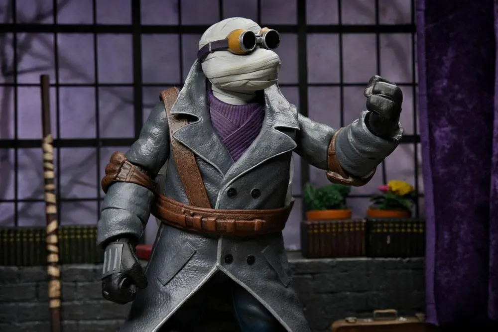 Universal Monsters x Teenage Mutant Ninja Turtles Ultimate Akčná figúrka Donatello ako The Invisible Man 18 cm produktová fotografia