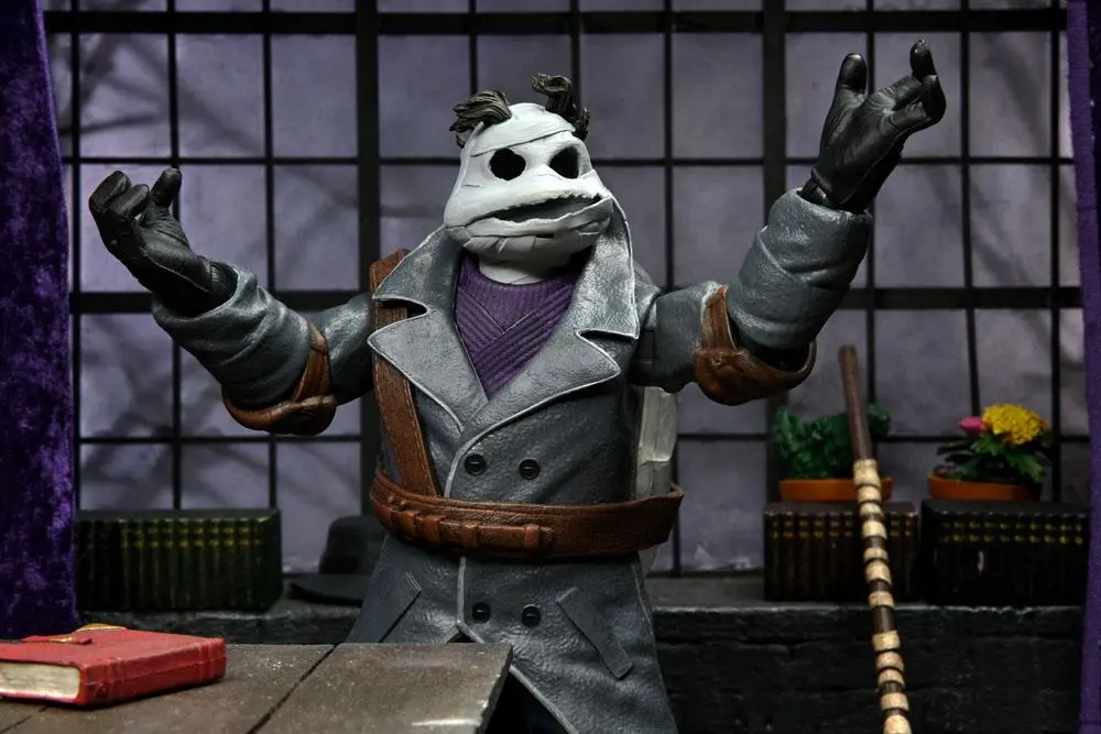 Universal Monsters x Teenage Mutant Ninja Turtles Ultimate Akčná figúrka Donatello ako The Invisible Man 18 cm produktová fotografia