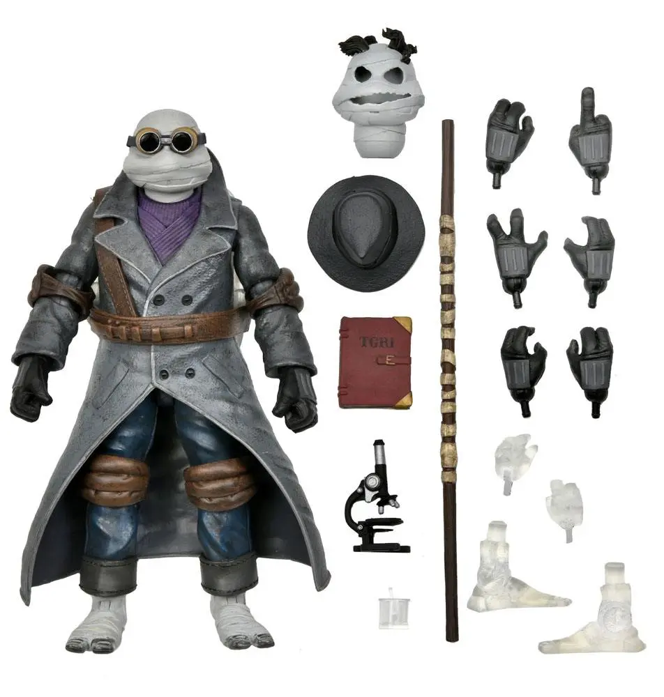 Universal Monsters x Teenage Mutant Ninja Turtles Ultimate Akčná figúrka Donatello ako The Invisible Man 18 cm produktová fotografia