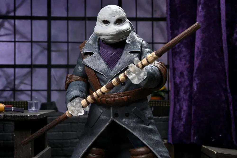 Universal Monsters x Teenage Mutant Ninja Turtles Ultimate Akčná figúrka Donatello ako The Invisible Man 18 cm produktová fotografia