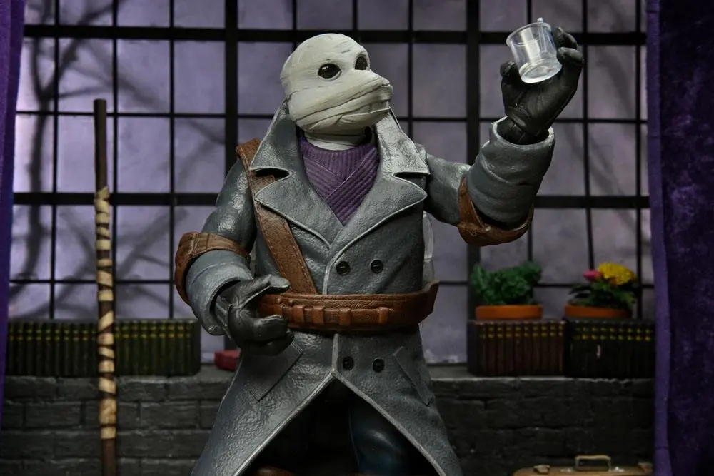 Universal Monsters x Teenage Mutant Ninja Turtles Ultimate Akčná figúrka Donatello ako The Invisible Man 18 cm produktová fotografia