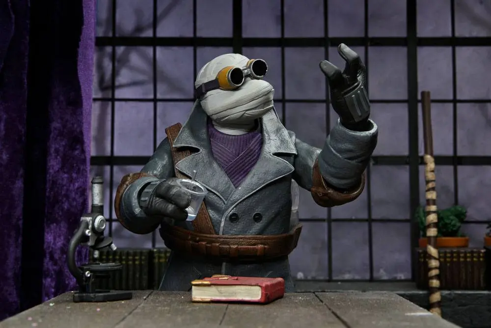 Universal Monsters x Teenage Mutant Ninja Turtles Ultimate Akčná figúrka Donatello ako The Invisible Man 18 cm produktová fotografia