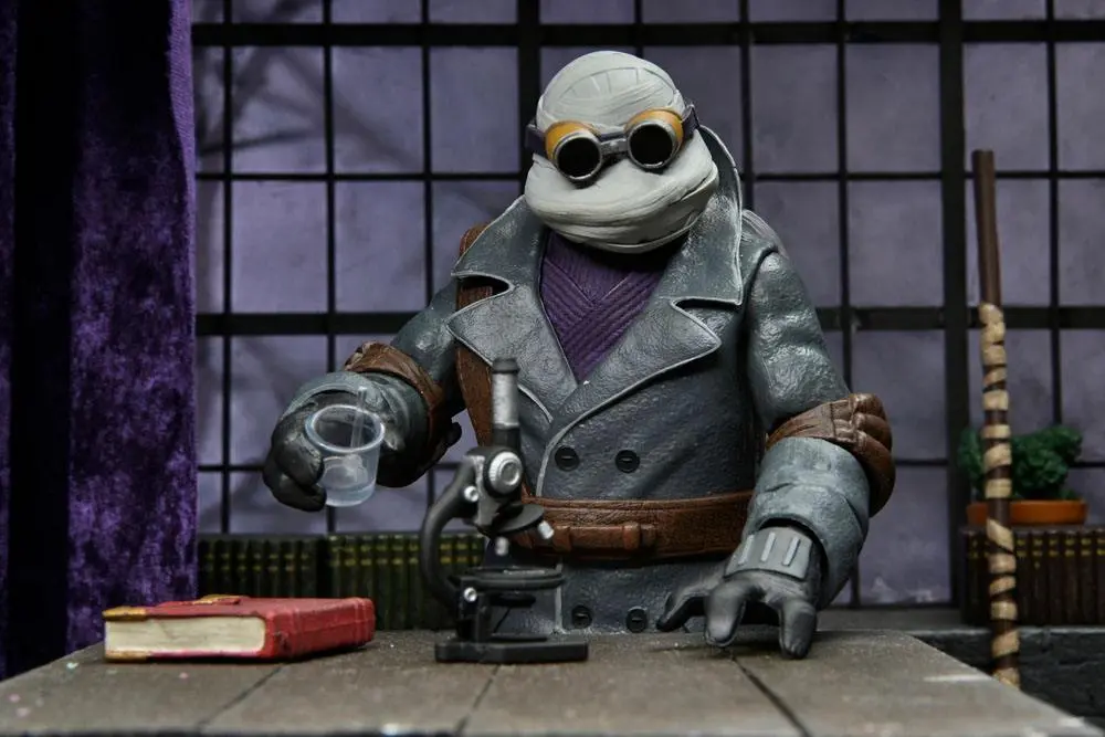 Universal Monsters x Teenage Mutant Ninja Turtles Ultimate Akčná figúrka Donatello ako The Invisible Man 18 cm produktová fotografia