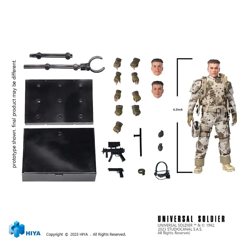 Universal Soldier Exquisite Super Series Akčná Figúrka 1/12 Luc Deveraux 16 cm produktová fotografia