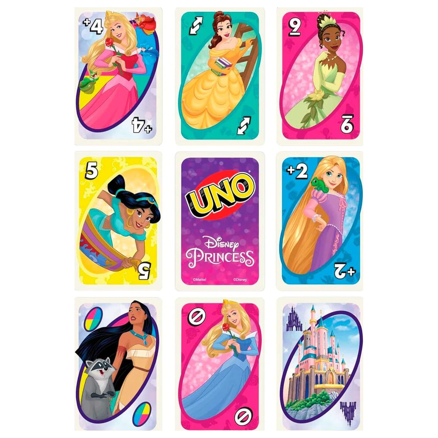 UNO Disney Princesses kartová hra produktová fotografia