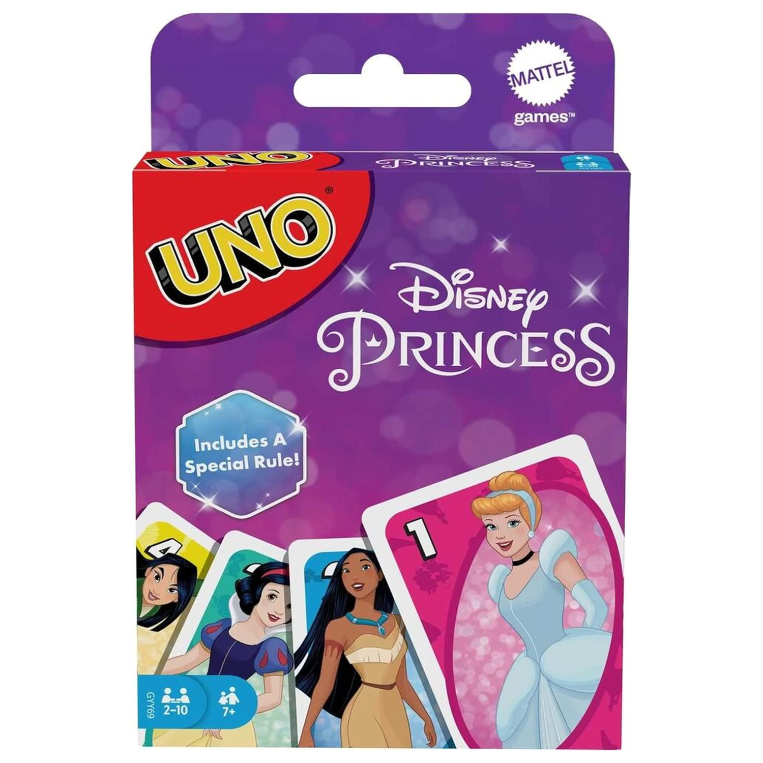 UNO Disney Princesses kartová hra produktová fotografia