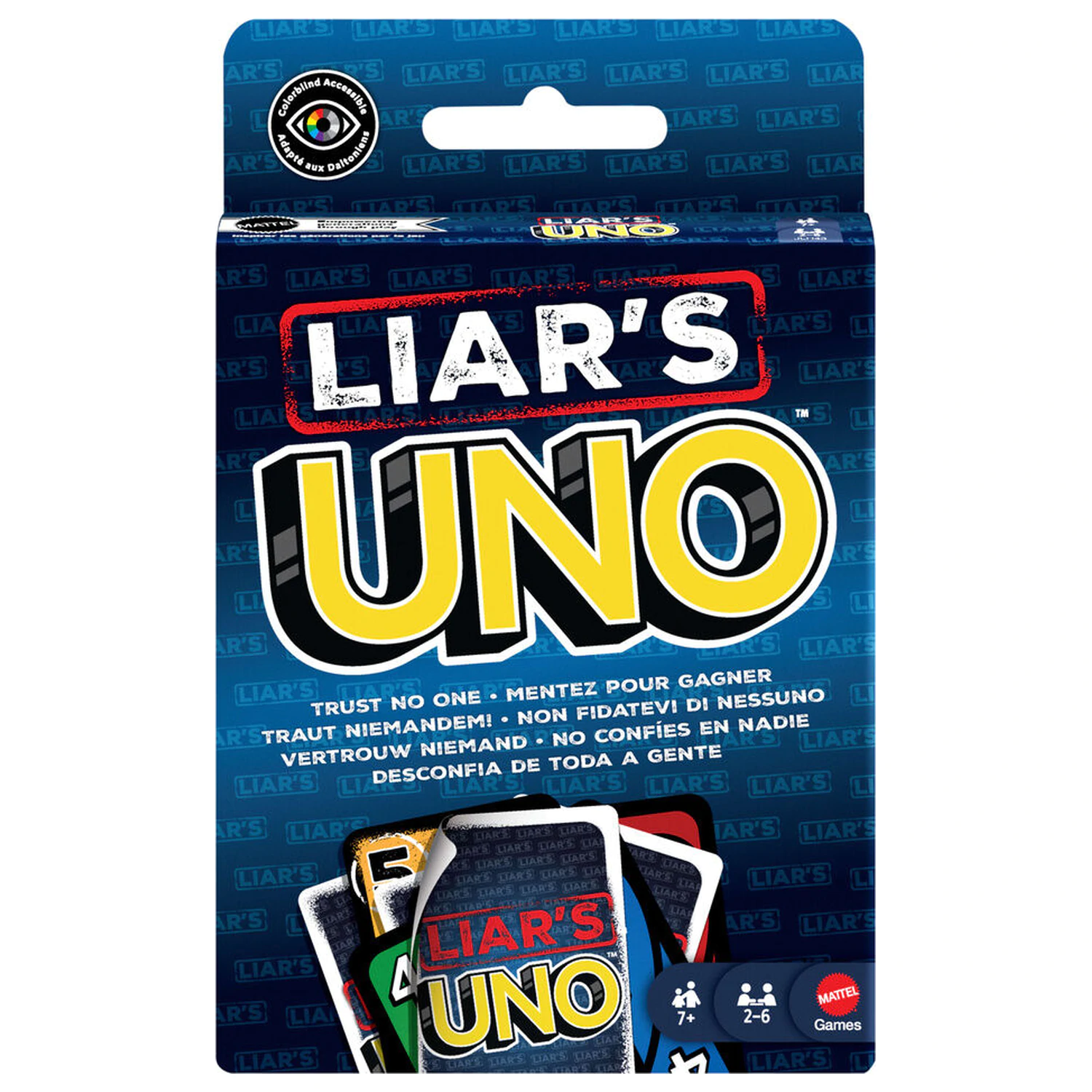 UNO Liars kartová hra produktová fotografia