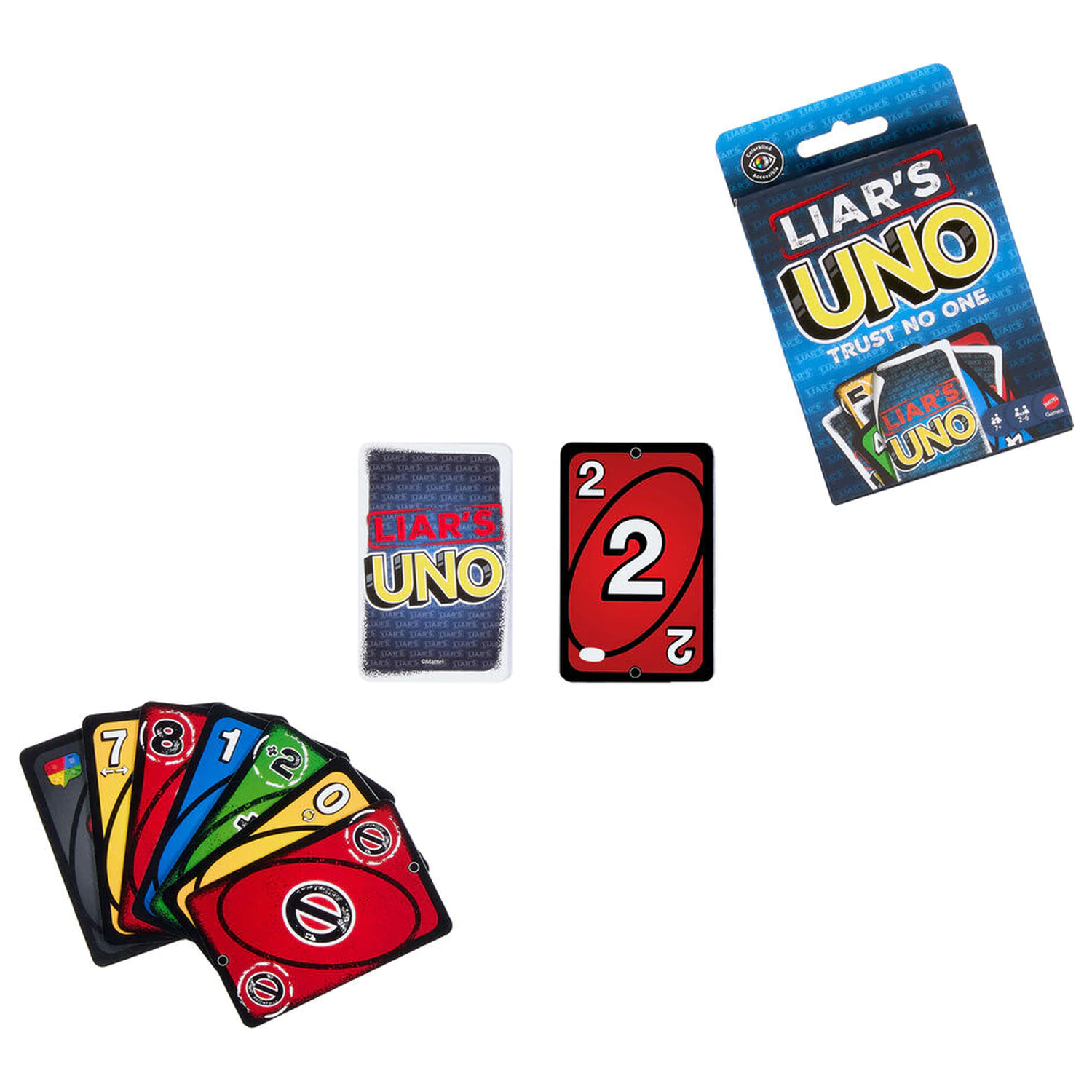 UNO Liars kartová hra produktová fotografia