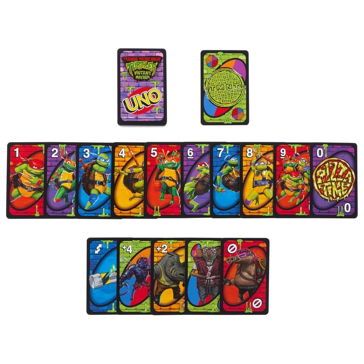 UNO Teenage Mutant Ninja Turtles kartová hra produktová fotografia
