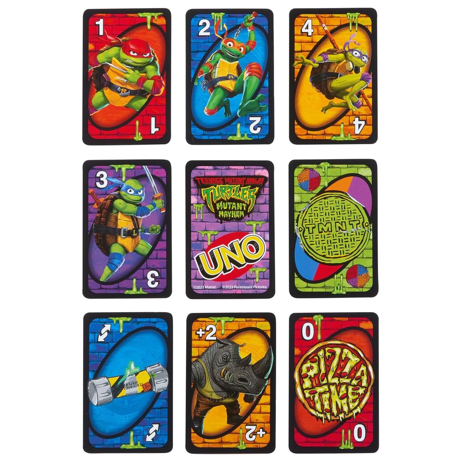UNO Teenage Mutant Ninja Turtles kartová hra produktová fotografia