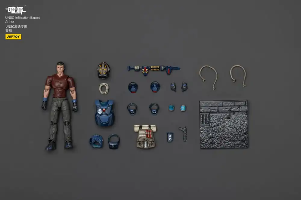 UNSC Dark Source Akčná figúrka Infiltration Expert Arthur 7 cm produktová fotografia