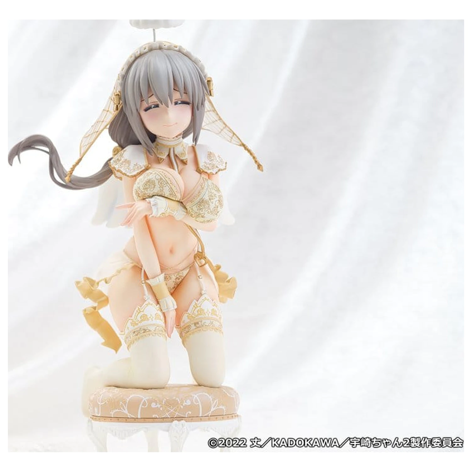 Uzaki-chan Wants to Hang Out! PVC socha 1/7 Tsuki Uzaki Angel Ver. 19 cm produktová fotografia