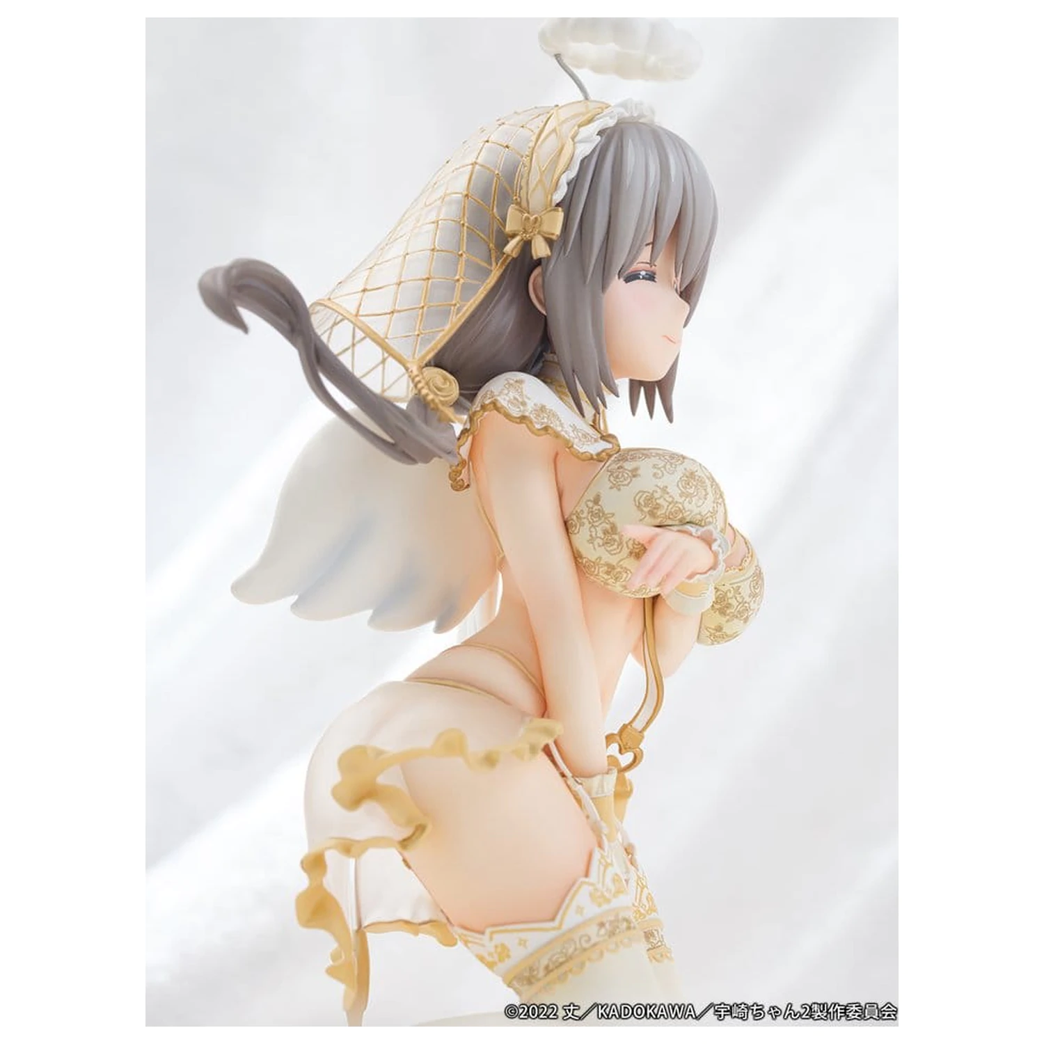 Uzaki-chan Wants to Hang Out! PVC socha 1/7 Tsuki Uzaki Angel Ver. 19 cm produktová fotografia