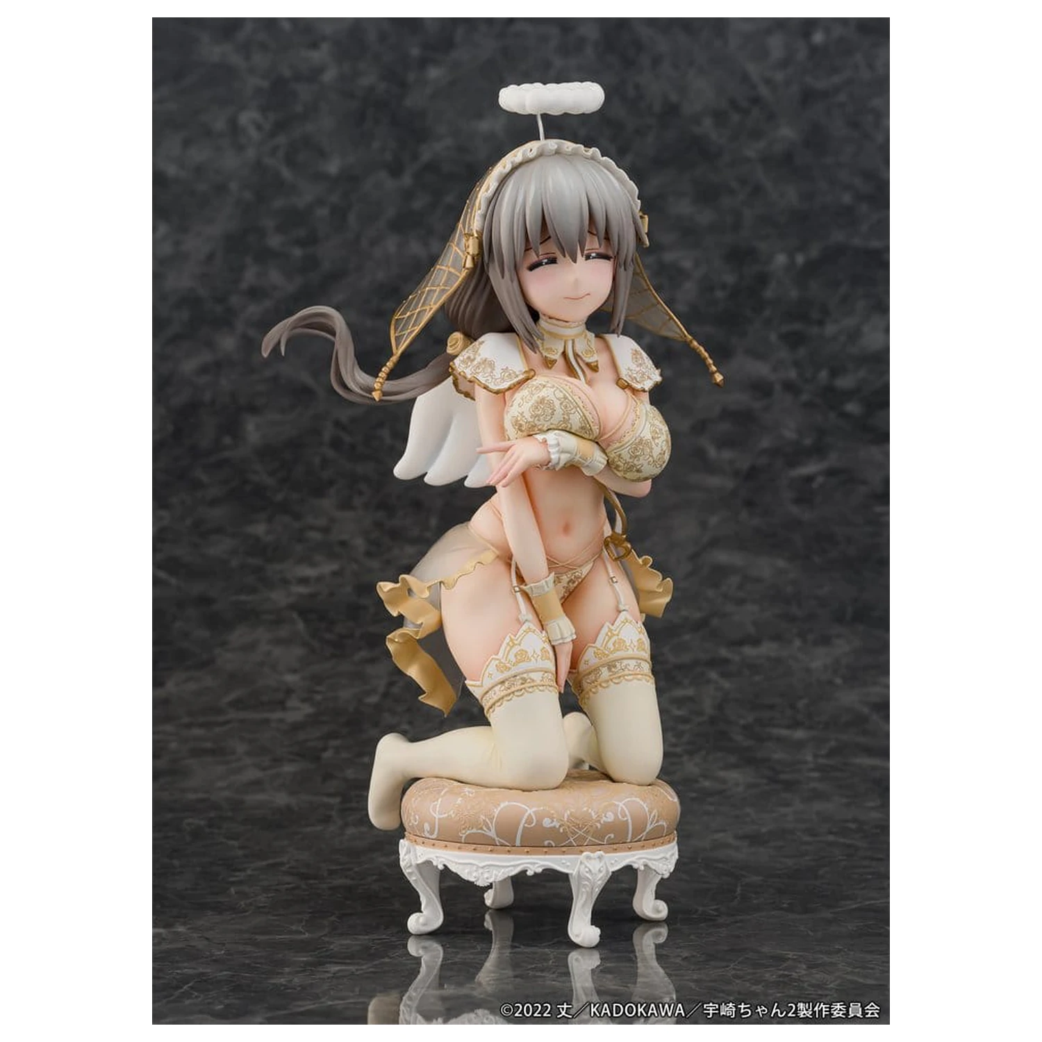 Uzaki-chan Wants to Hang Out! PVC socha 1/7 Tsuki Uzaki Angel Ver. 19 cm produktová fotografia
