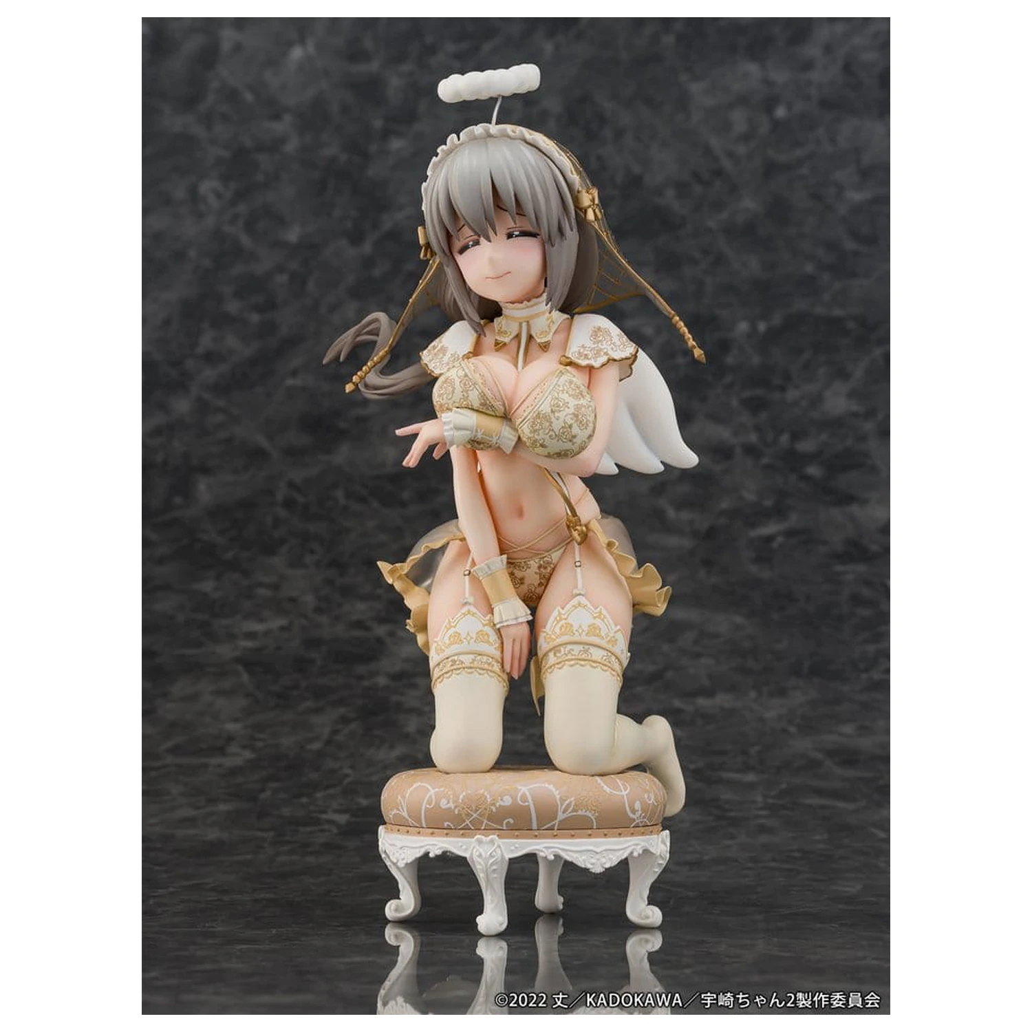 Uzaki-chan Wants to Hang Out! PVC socha 1/7 Tsuki Uzaki Angel Ver. 19 cm produktová fotografia