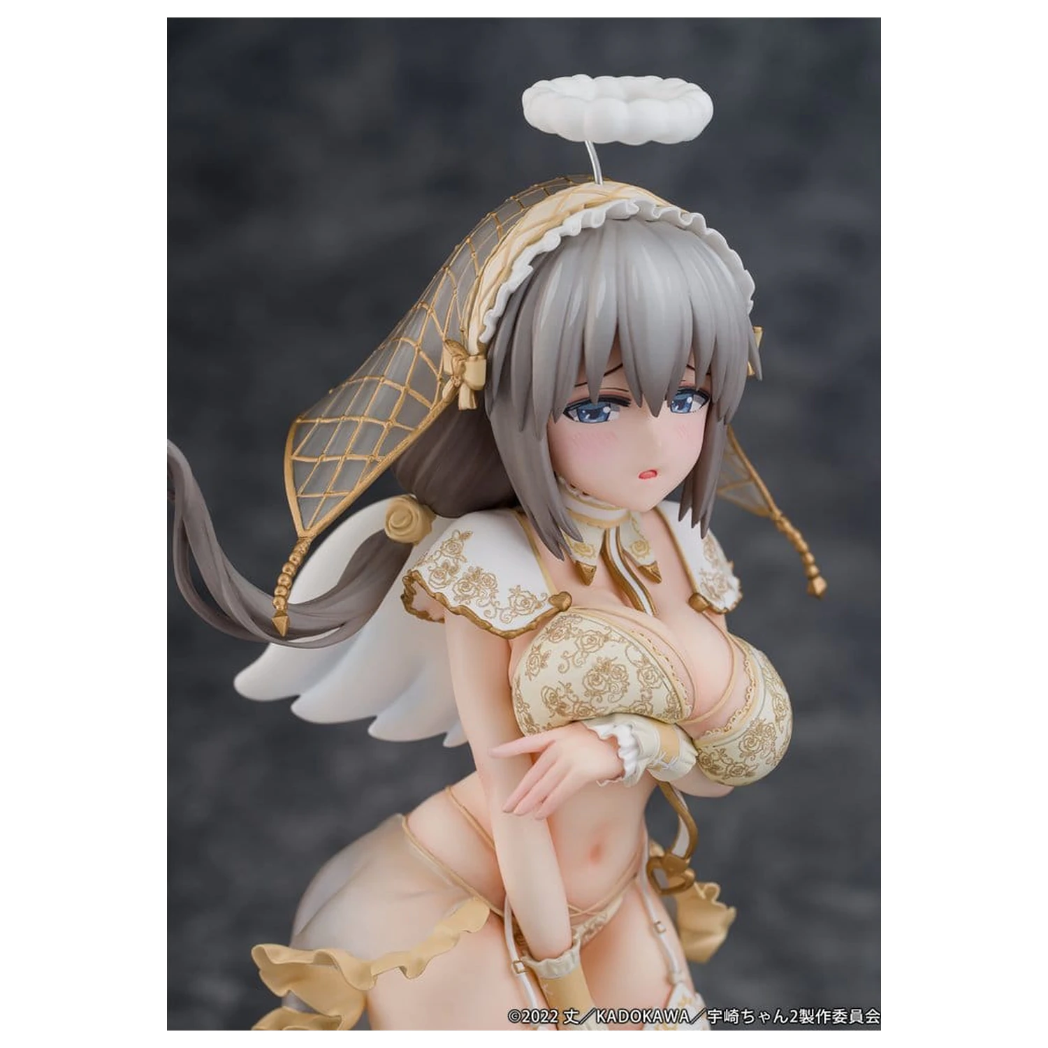 Uzaki-chan Wants to Hang Out! PVC socha 1/7 Tsuki Uzaki Angel Ver. 19 cm produktová fotografia
