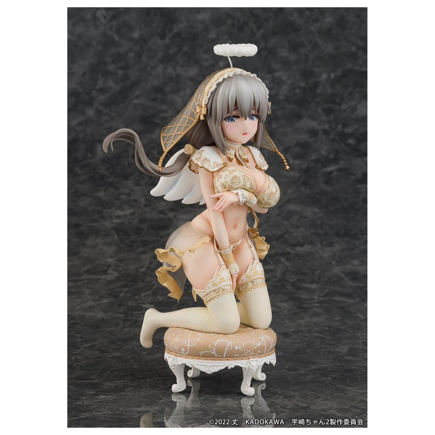 Uzaki-chan Wants to Hang Out! PVC socha 1/7 Tsuki Uzaki Angel Ver. 19 cm produktová fotografia