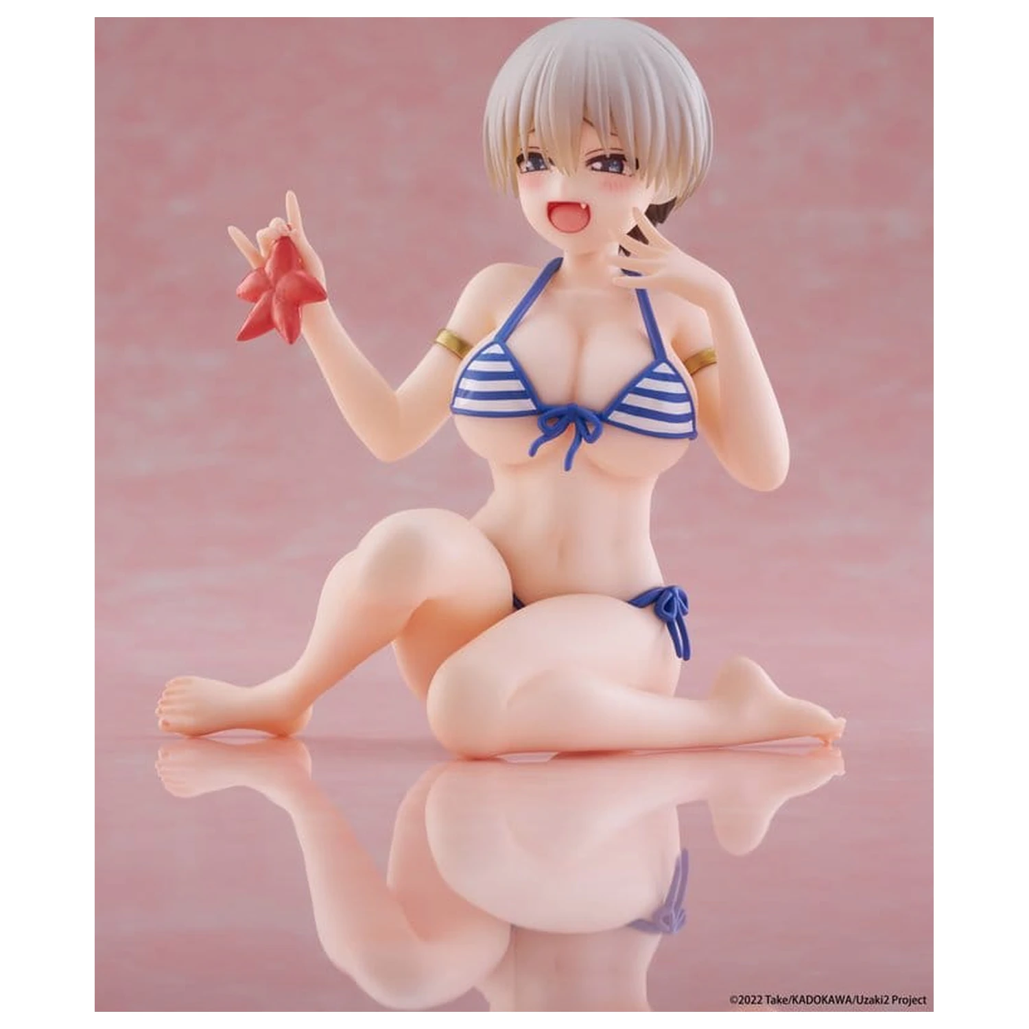Uzaki-chan Wants to Hang Out! Desktop Cute PVC figúrka Hana Uzaki (Swim wear Ver.) 13 cm produktová fotografia