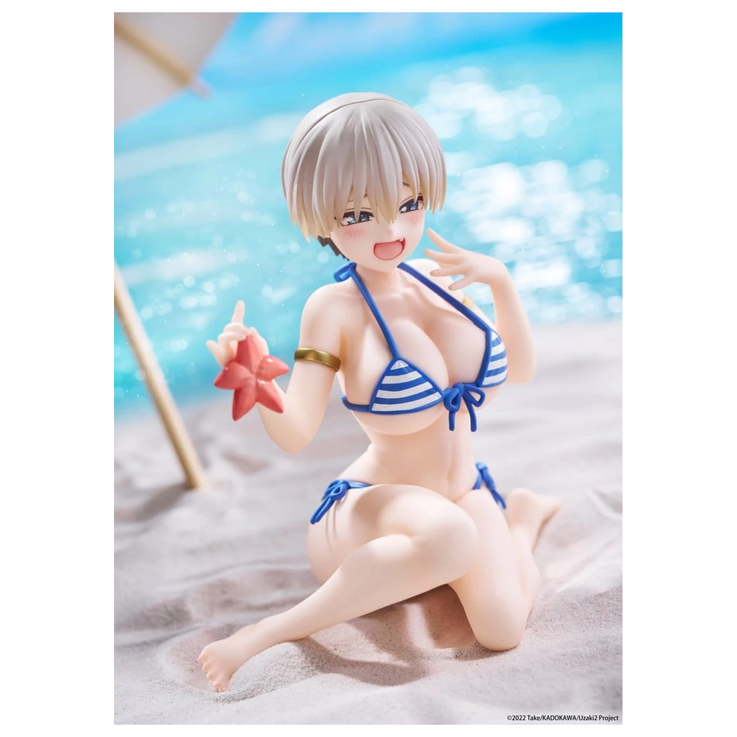 Uzaki-chan Wants to Hang Out! Desktop Cute PVC figúrka Hana Uzaki (Swim wear Ver.) 13 cm produktová fotografia