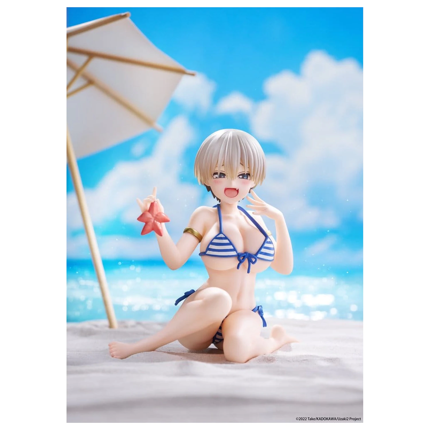 Uzaki-chan Wants to Hang Out! Desktop Cute PVC figúrka Hana Uzaki (Swim wear Ver.) 13 cm produktová fotografia