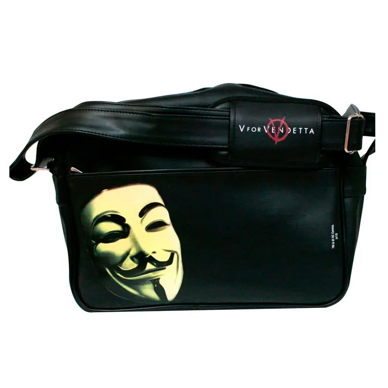 V of Vendetta maska taška cez rameno produktová fotografia