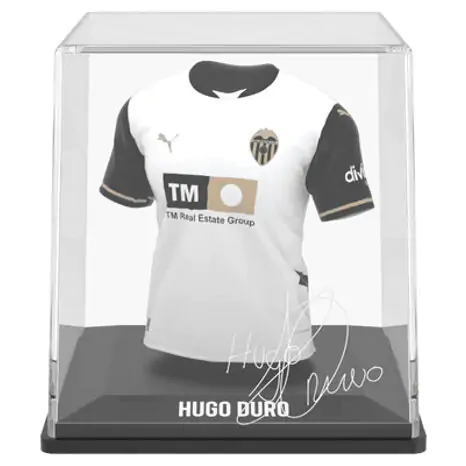 Valencia CF Hugo Duro mini figúrka v tričku produktová fotografia
