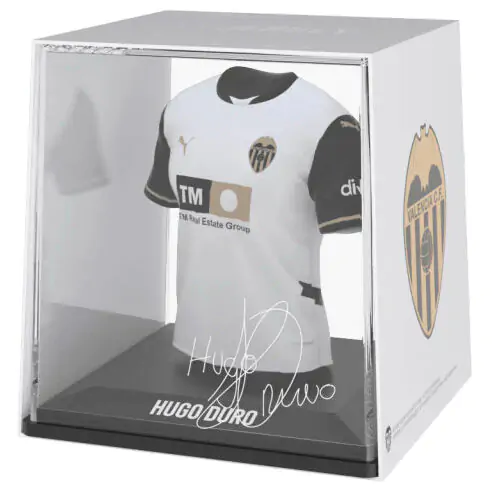 Valencia CF Hugo Duro mini figúrka v tričku produktová fotografia