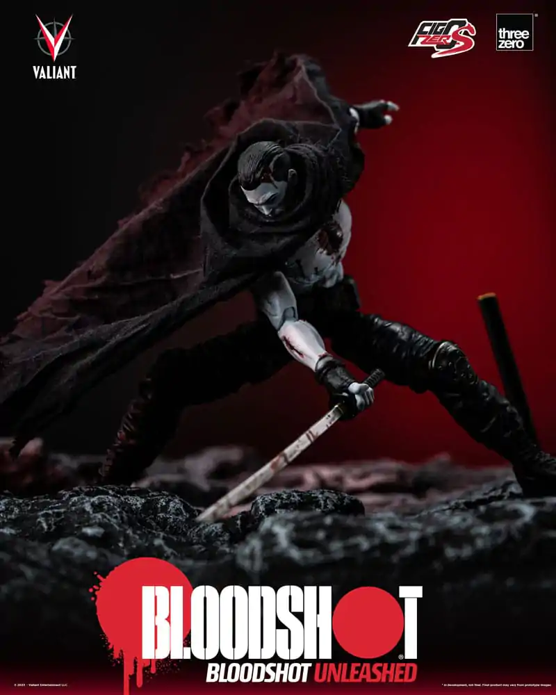 Valiant Comics FigZero S Action Figurka 1/12 Bloodshot Unleashed 15 cm termékfotó