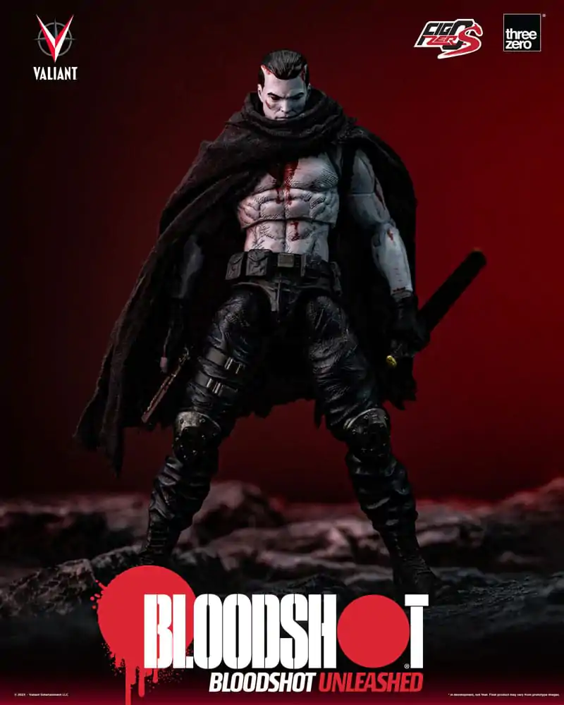 Valiant Comics FigZero S Action Figurka 1/12 Bloodshot Unleashed 15 cm termékfotó