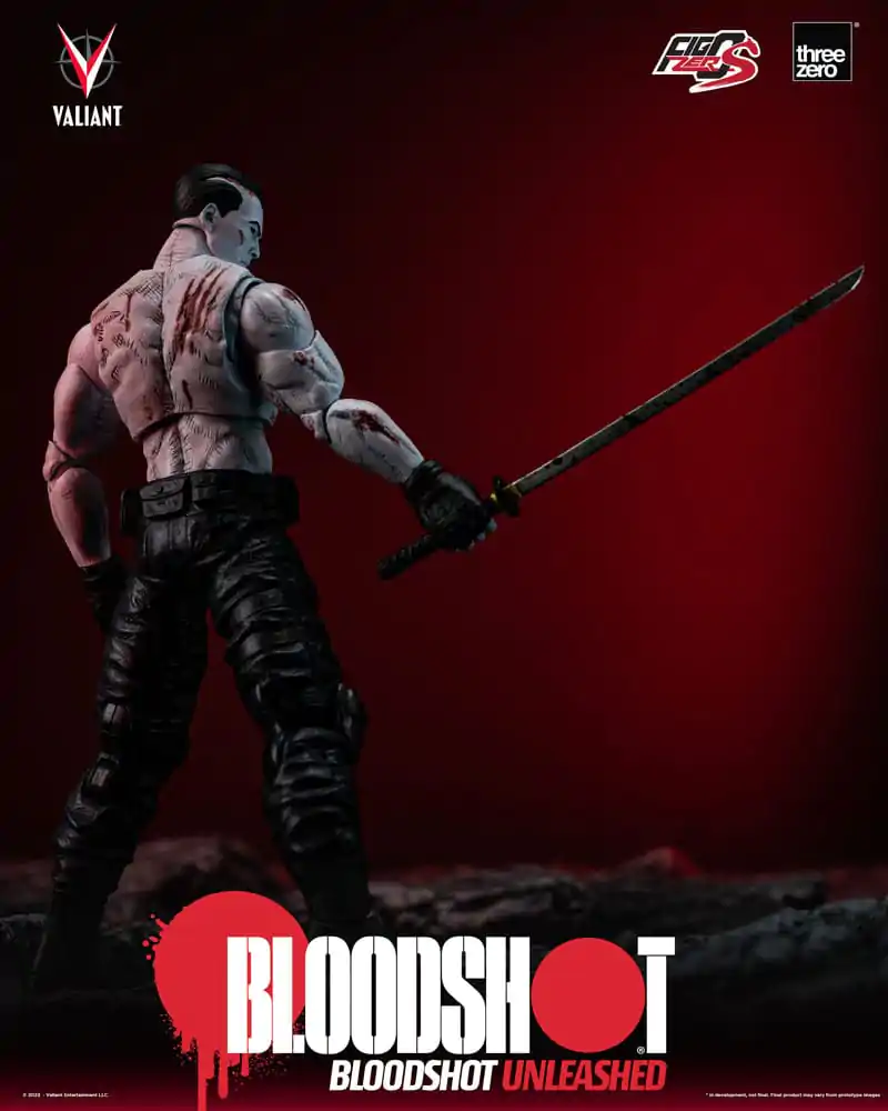 Valiant Comics FigZero S Action Figurka 1/12 Bloodshot Unleashed 15 cm termékfotó